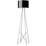 Ray F2 Floor Lamp - Steel / Black