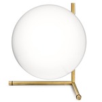 IC T2 Table Lamp - Brass / Opal