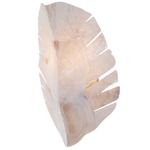 Banana Leaf Wall Sconce - Gold Dust / Sustainable Kabebe Shell