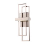 Frame Wall Sconce - Brushed Nickel / Frosted
