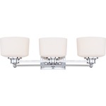 Soho Bath Bar - Polished Chrome / White Satin