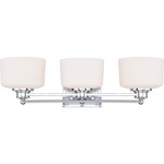 Soho Bath Bar - Polished Chrome / White Satin