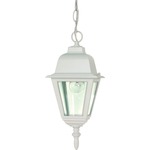 Briton Outdoor Pendant - White / Clear