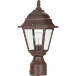 Briton Outdoor Post Light - Old Bronze / Clear