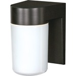 Tube Square Outdoor Wall Sconce - Black / White