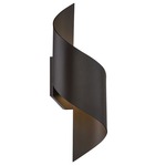 Helix Wet Rated Wall Light - Bronze