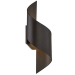 Helix Wet Rated Wall Light - Bronze