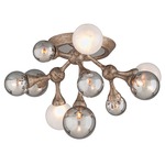 Element Semi Flush Ceiling Light - Vienna Bronze