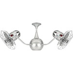 Vent Bettina Metal Damp Ceiling Fan - Chrome