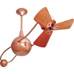 Brisa 2000 Wood Ceiling Fan - Polished Copper / Mahogany