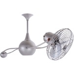 Brisa 2000 Metal Damp Ceiling Fan - Brushed Nickel