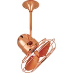 Bianca Directional Metal Ceiling Fan - Polished Copper