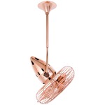 Jarold Directional Metal Ceiling Fan - Polished Copper