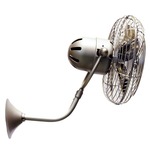 Michelle Parede Damp Wall Fan - Brushed Nickel