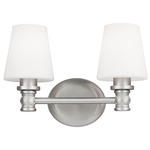 Xavierre Bathroom Vanity Light - Satin Nickel / Opal Etched