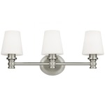 Xavierre Bathroom Vanity Light - Satin Nickel / Opal Etched