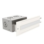 TruLine .5A End Feed Power Channel Connector - Satin Aluminum
