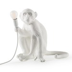 The Monkey Lamp - White