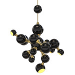 Atomic Suspension - Gold / Glossy Black