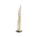 Stardust Floor Lamp - Gold / Glossy Black