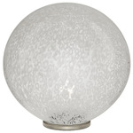 Rina Table Lamp - Nickel / White