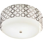 Parker Ceiling Light - Polished Nickel / Frosted