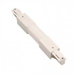 W Track 2-Circuit Flexible Connector - White