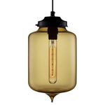 Turret Pendant - Black / Smoke