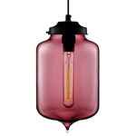 Turret Pendant - Black / Plum