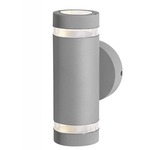 Sunset Outdoor Wall Sconce - Satin / Clear