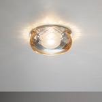 Fairy 3.5 Inch Decorative Recessed Downlight - Chrome / Amber