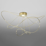 Hoops Ceiling Light - Gold