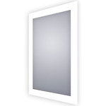 Silhouette Rectangle Lighted Mirror - Frosted