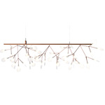 Heracleum Endless Linear Suspension - Copper / White