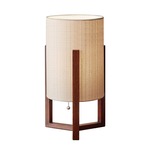 Quinn Table Lantern - Walnut / Natural