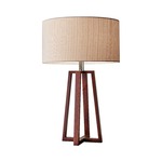 Quinn Table Lamp - Walnut / Natural