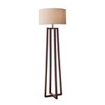 Quinn Floor Lamp - Walnut / Natural