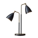 Chelsea Table Lamp - Antique Brass / Black