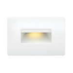 12V Luna Horizontal Step Light - Satin White