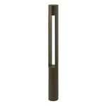 Atlantis Round 12V Bollard - Bronze / Etched Glass