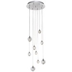 Harmony Round Multi Light Pendant - Polished Chrome / Bubbles