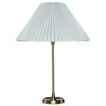 Model 307 Table Lamp - Brass / White