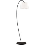 Snowdrop Floor Lamp - Black / White