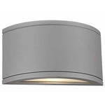 Tube Half Round Up or Down Wall Light - Graphite
