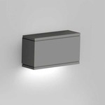 Rubix 2509 Outdoor Wall Sconce - Graphite / Etched Glass