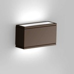 Rubix 2510 Up and Down Outdoor Wall Sconce - Bronze / Etched Glass