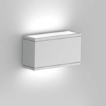 Rubix 2510 Up and Down Outdoor Wall Sconce - White / Etched Glass