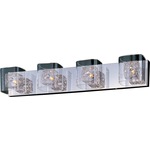 Gem Bathroom Vanity Light - Polished Chrome / Clear