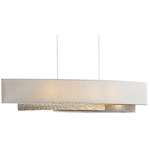 Oceanus Linear Pendant - Soft Gold / Flax