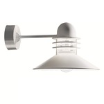 Nyhavn Outdoor Wall Light - White / Clear